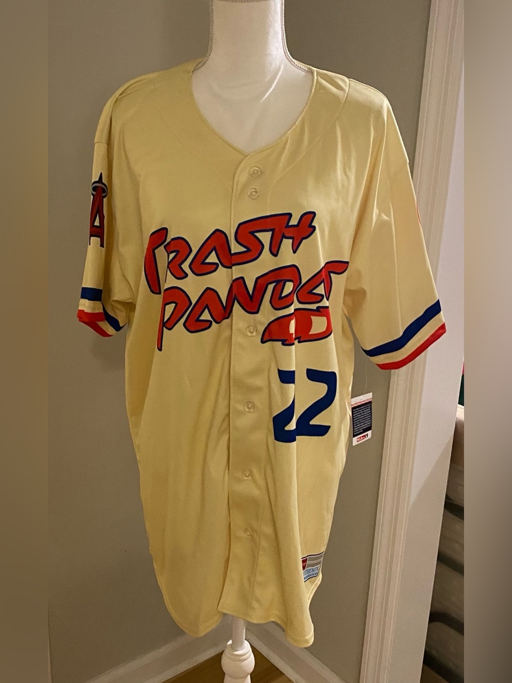 Trash Pandas Yellow Jersey Official MLB Size XL NWT